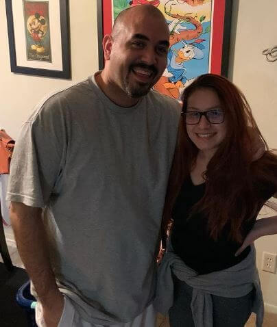 Tomasa Guglielmi husband Noel Gugliemi and daughter Noelle.